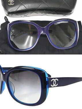 CHANEL | Accessories | Chanel Cc Logo Sunglasses Eye Were  display picture 1